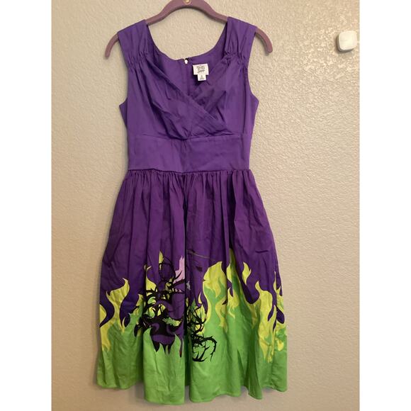 NWT Disney Parks Dress Shop Collection Maleficent Villain Dress XS S - Picture 1 of 5